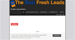 Desktop Screenshot of bestfreshleads.com